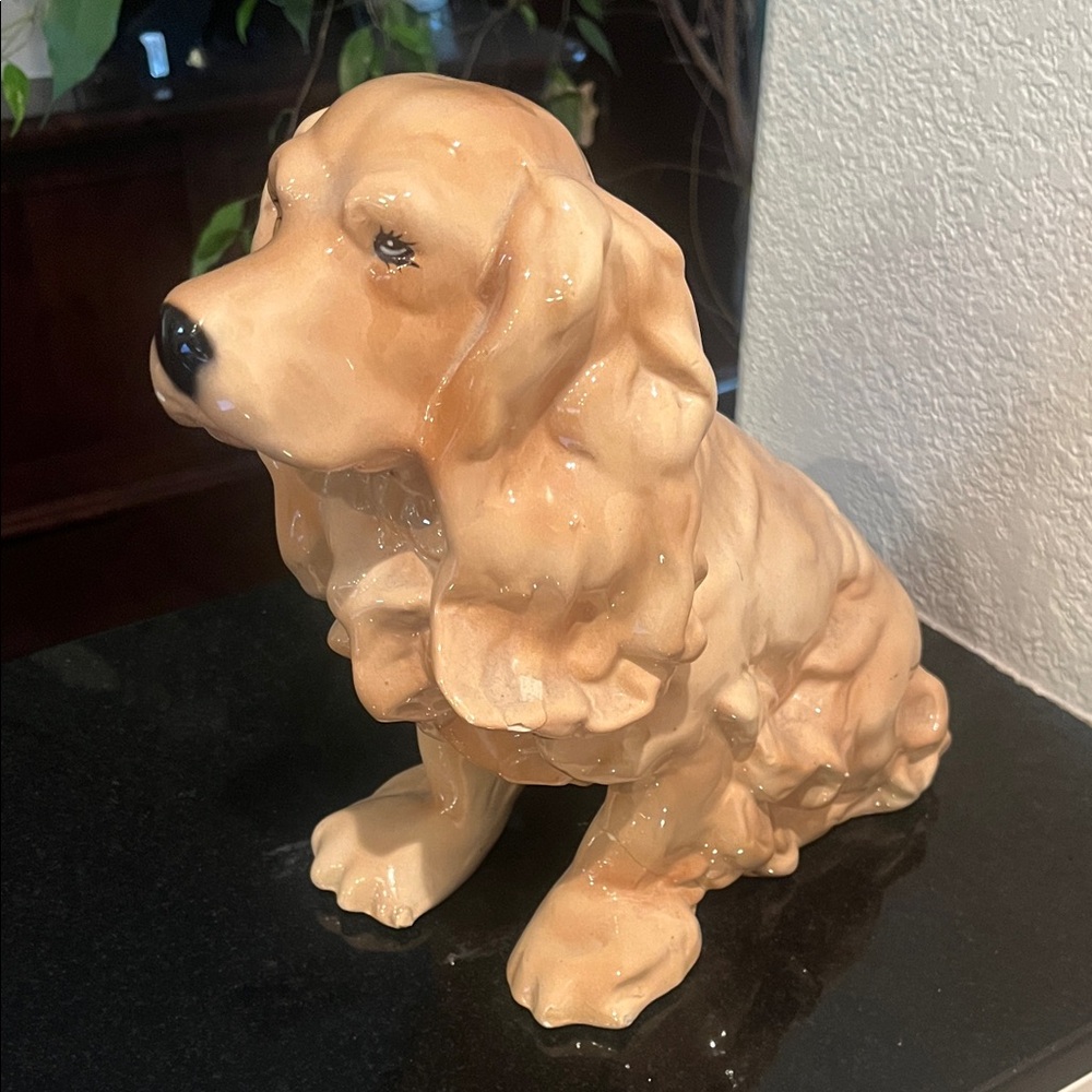 VTG Ceramic Handcrafted Ceramic Spaniel